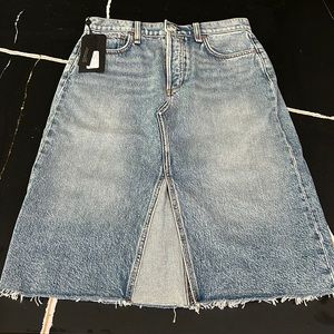 NWT- Rag and Bone denim skirt